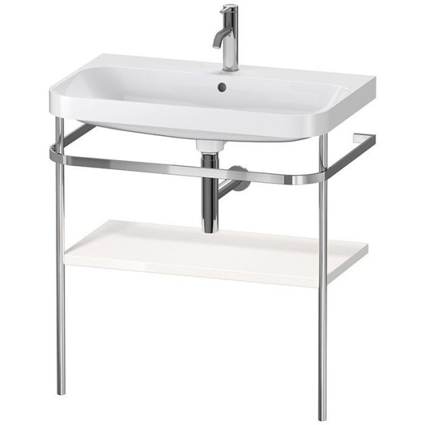 Раковина с консолью Duravit Happy D.2 Plus HP4837O2222 Белая