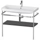 Раковина с консолью Duravit Happy D.2 Plus HP4838O8080 Белая