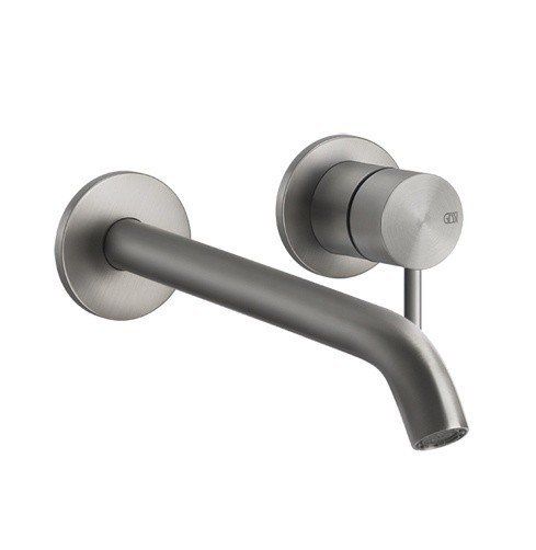 Встраиваемый смеситель для раковины Gessi Flessa 54086.239 брашированная сталь