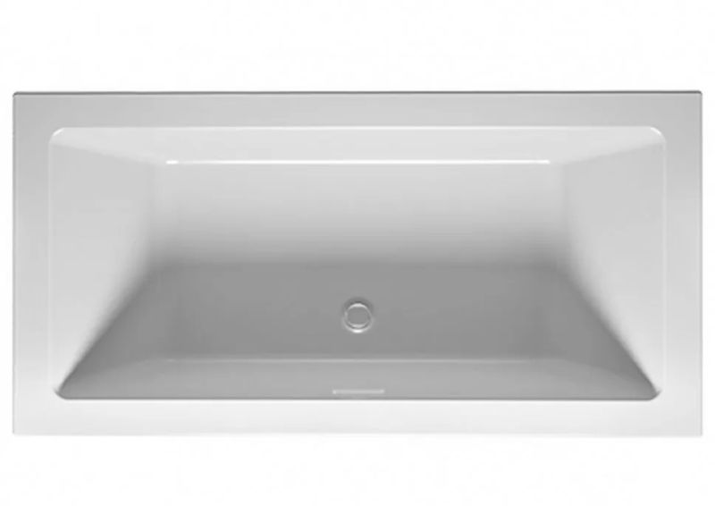 Акриловая ванна Riho Rethink Cubic Fall B110013005 заполнение через перелив 200х90см белый