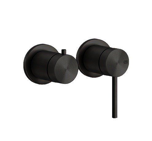 Встраиваемый смеситель для душа Gessi 316 54077.299 чёрный матовый