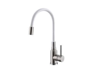 Смеситель для кухни Alveus FLEXA SAT 1147019 белый Смеситель для кухни Alveus FLEXA SAT 1147019 белый