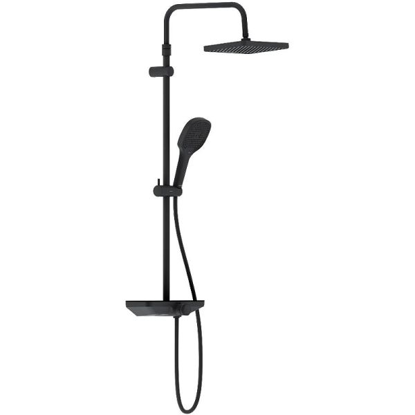 Душевая стойка Damixa Merkur 940730300 Черная матовая