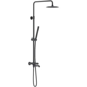 Душевая стойка Damixa Scandinavian Pure 936810300 с термостатом черная матовая