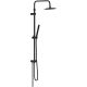 Душевая стойка Damixa Scandinavian Pure 936000300 Черная матовая