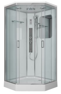 Душевая кабина Niagara NG-6001-01GD 90x90см хром/прозрачное