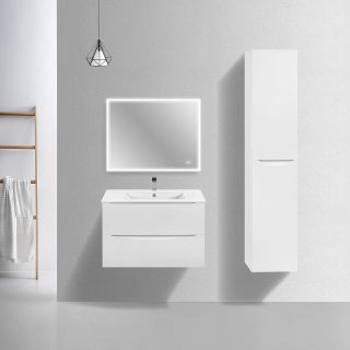 Тумба под раковину Vincea Mia Slim 80 VMC-2MC800S1GW подвесная G.White Тумба под раковину Vincea Mia Slim 80 VMC-2MC800S1GW подвесная G.White