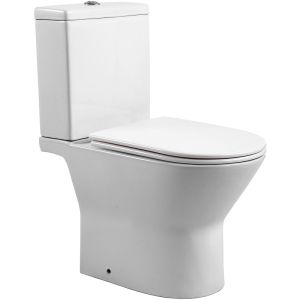 Унитаз компакт Aquatek Леон AQ2785-00 с бачком и сиденьем Микролифт