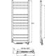 Полотенцесушитель электрический Laris Астор ЧКЧ12 350х900 R 73207665 Черный муар Полотенцесушитель электрический Laris Астор ЧКЧ12 350х900 R 73207665 Черный муар