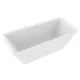 Ванна акриловая AQUAme AQM3502MW 167x75 см белый матовый