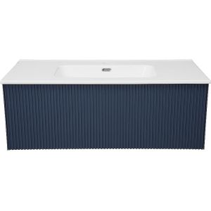 Тумба под раковину La Fenice Terra  FNC-01-TER-BG-100 синяя матовая 100 см