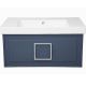 Тумба под раковину La Fenice Cubo FNC-01-CUB-BG-80 Синяя матовая 80 см