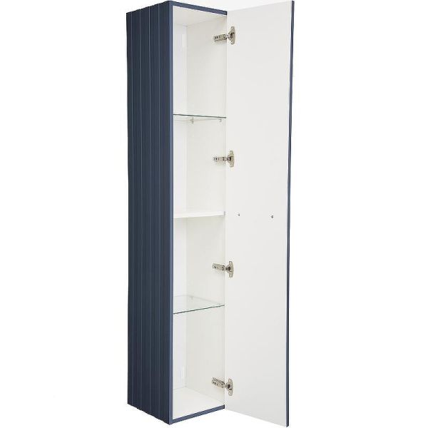 Шкаф-пенал La Fenice Cubo FNC-05-CUB-BG-30 подвесной Синий матовый 30 см