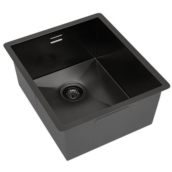 Мойка кухонная Reflexion Como 38-BL  RX2038BL оружейная сталь