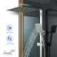 Душевая стойка Ceruttispa Rufino BN CT12109 никель матовый