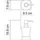 Дозатор для жидкого мыла WasserKRAFT Amper  K-5499N