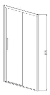 Душевая дверь Vincea Soft VDS-3SO120CL 120 см