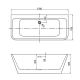 Акриловая ванна Aquatek Элегия AQ-113775WT 170x75 см белый