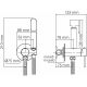 Гигиенический душ Wasserkraft A A70538 белый матовый