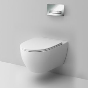 Унитаз с инсталляцией  AM.PM Awe FlashClean IS30251.111700 с сиденьем Микролифт и клавишей смыва Хром