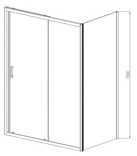 Душевой уголок Vincea Alpha VSR-3AL9012MT 120x90 см