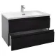 Тумба под раковину Jacob Delafon Madeleine EB2053-J53 80 см чёрный матовый лак