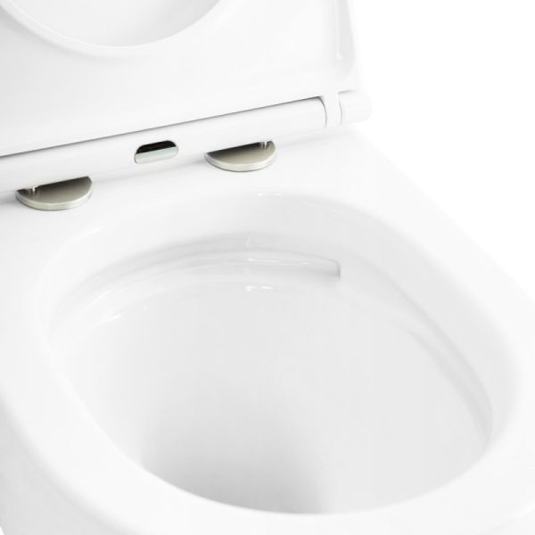 Подвесной унитаз Cezares Stylus безободковый белый CZR-6601-TH-TOR