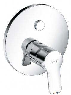 Встраиваемый смеситель для ванны и душа Kludi Pure&Solid хром 376590565 Встраиваемый смеситель для ванны и душа Kludi Pure&Solid хром 376590565