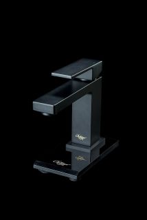 Смеситель для раковины Boheme Qubic 471-B чёрный матовый Смеситель для раковины Boheme Qubic 471-B чёрный матовый