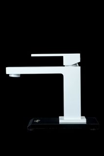 Смеситель для раковины Boheme Qubic 471-MW белый матовый Смеситель для раковины Boheme Qubic 471-MW белый матовый