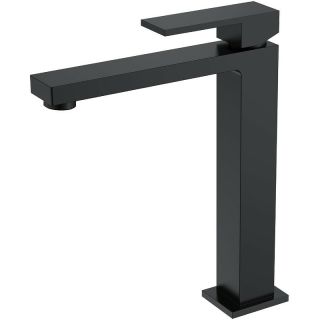 Смеситель для раковины Boheme Qubic 472-B чёрный матовый Смеситель для раковины Boheme Qubic 472-B чёрный матовый