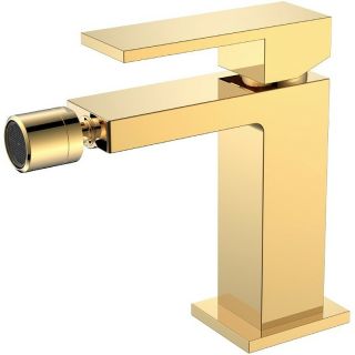 Смеситель для биде Boheme Qubic 476-G золото Смеситель для биде Boheme Qubic 476-G золото