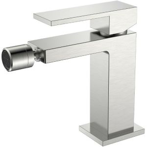 Смеситель для биде Boheme Qubic 476-NB никель брашированный
