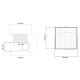 Душевой трап Boheme Smart Design 984-15-B 15см чёрный