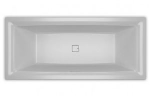 Акриловая ванна Riho Still Square Fall Plug and Play B099060005 R заполнение через перелив 180х80см белый