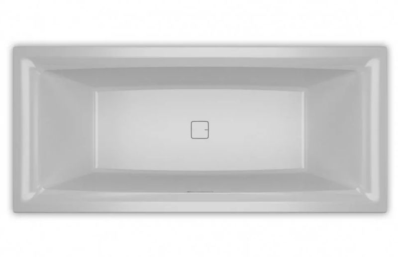 Акриловая ванна Riho Still Square Fall Plug and Play B099060005 R заполнение через перелив 180х80см белый