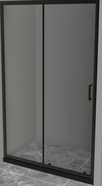 Душевая дверь BelBagno Uno 140см чёрный UNO-195-BF-1-140-C-NERO