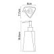 Wasserkraft Ohre K-37799 Дозатор для жидкого мыла 200 ml Wasserkraft Ohre K-37799 Дозатор для жидкого мыла 200 ml