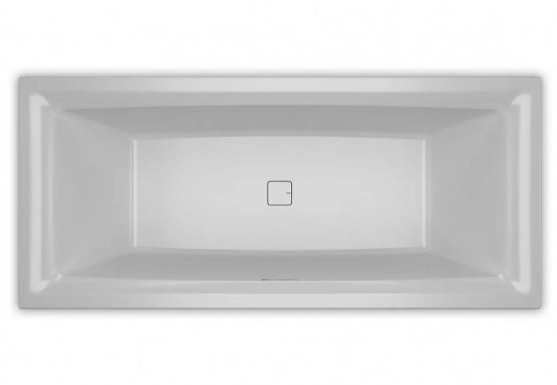 Акриловая ванна Riho Still Square Fall Plug and Play B100060005 R заполнение через перелив 170х75см белый