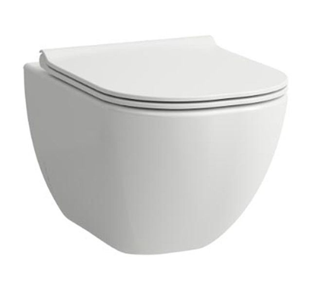 Унитаз Laufen Basal Combipack 8.66E1.0.000.000.1 подвесной безободковый с сиденьем SoftClose, быстрое снятие (в комплекте)