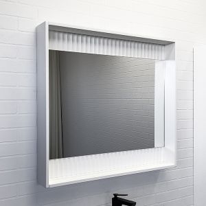Зеркало Comforty Марсель 00-00013685 88 см белый