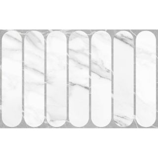 Плитка Gracia Ceramica 10100001582 настенная Арко белый низ 03 25х40 (1,4м2/75,6м2/54уп) (рельеф)