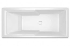 Акриловая ванна Riho Still Shower Fall Plug and Play B103021005 L заполнение через перелив 180х80см белый