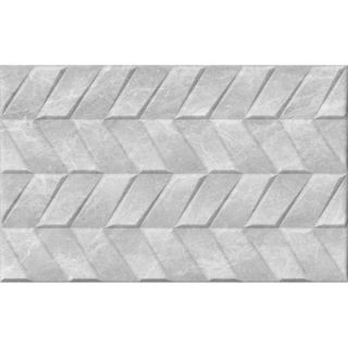 Плитка Gracia Ceramica 10100001574 настенная Нова серый низ 04 25х40 (1,4м2/75,6м2/54уп) (рельеф)