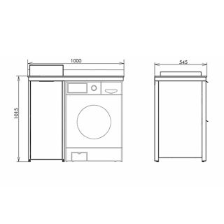 Тумба с раковиной Comforty Лозанна 00-00013800 100 см Белый Тумба с раковиной Comforty Лозанна 00-00013800 100 см Белый