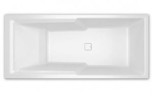 Акриловая ванна Riho Still Shower Fall Plug and Play B103020005 R заполнение через перелив 180х80см белый