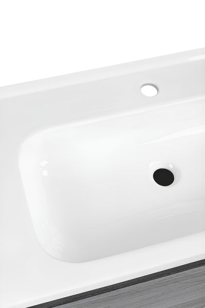 Подвесная тумба под раковину Veedi Vision VSN800T-CR 80см белый/дуб орех