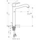 Смеситель Hansgrohe Metris Classic 31078000 для раковины с д/к Смеситель Hansgrohe Metris Classic 31078000 для раковины с д/к
