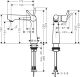 Смеситель Hansgrohe Тalis S New 72113000 для раковины с д/к