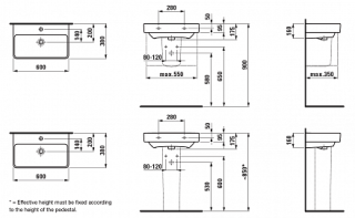 Раковина Laufen PRO 8.1895.9.000.104.1 60х38 Раковина Laufen PRO 8.1895.9.000.104.1 60х38
